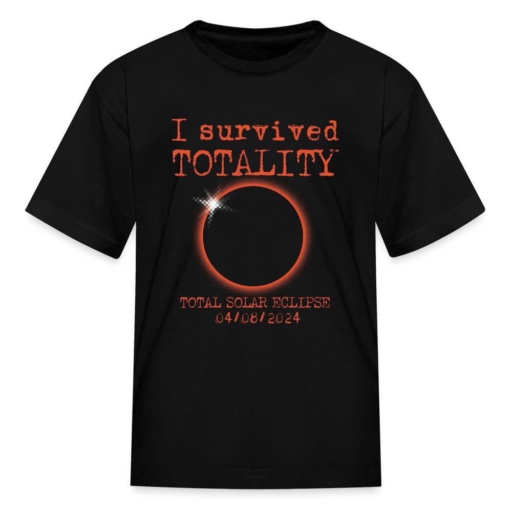 

Total Solar Eclipse I Survived Totality 2024 Kid s T-Shirt M