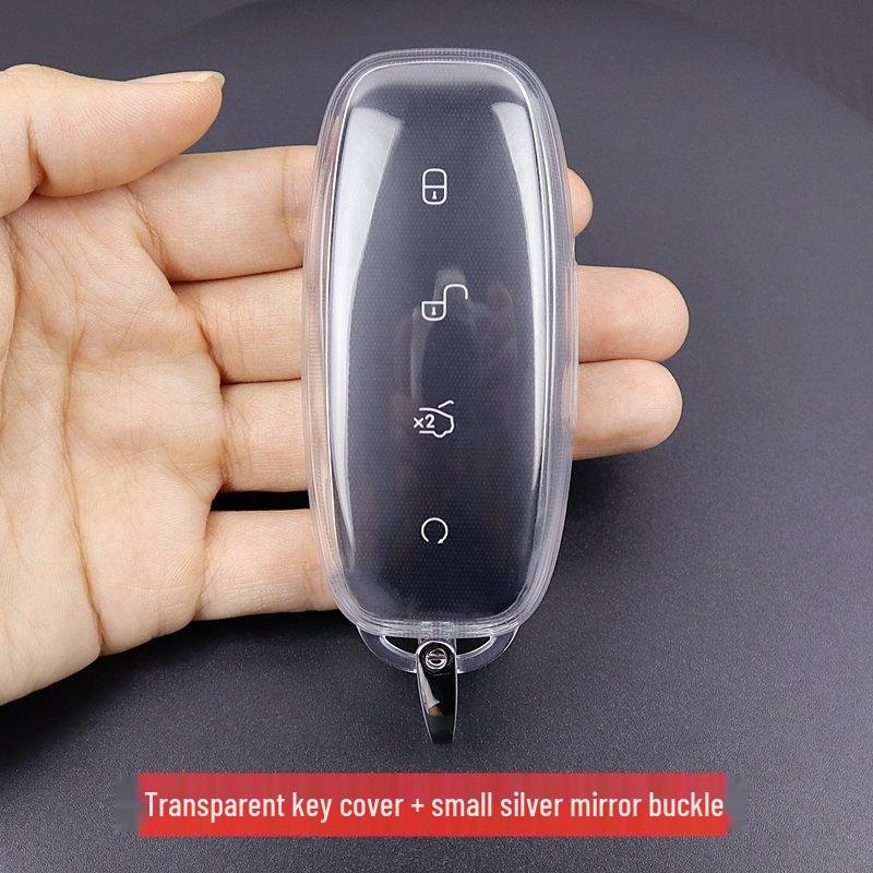 Denza D9/N7/N8 Transparent Car Key Cover with Full Coverage
