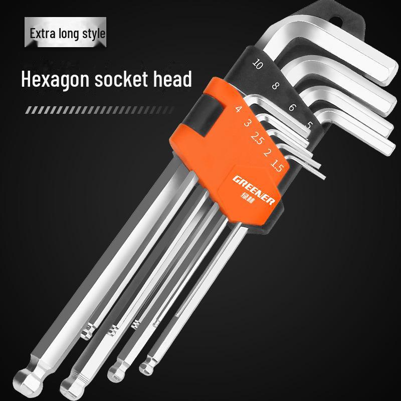Green Forest Universal 6-Sided Hex Wrench and Screwdriver Set