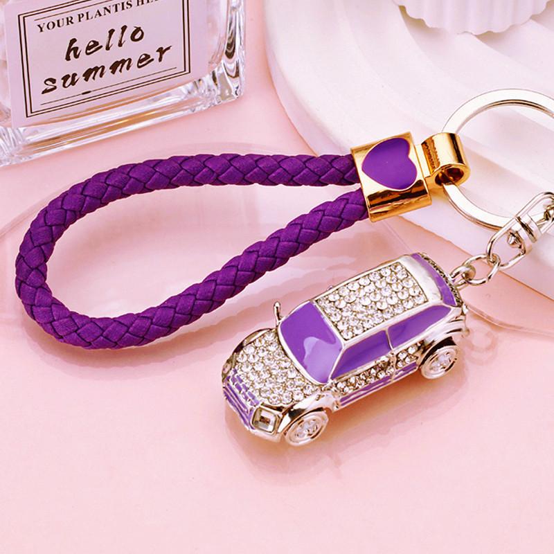 Elegant Rhinestone Land Rover Car Keychain For Women Stylish Creative Gift Perfect For Celebrations And Special Occasions