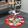 1pc Looney Tunes Office Round Area Rug, Under Office Chairs Bedroom Living Room Home Decor, Room Decoa1016157