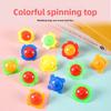 Spinning Traditional Top Toy With Two Tone Lace Design For Gift Childrens