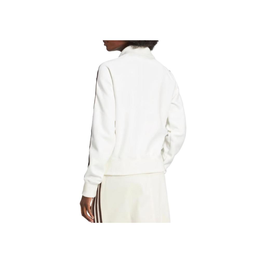 adidas Originály Retro Športové Pohodlné Všestranné Stojačik Dlhý Rukáv Bunda Dámske bundy Han-Jade-White IX1048