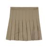Gonne da ragazza estate primavera moda Femlae cerniera tinta unita minigonne a trapezio gonna a pieghe casual gonne da donna