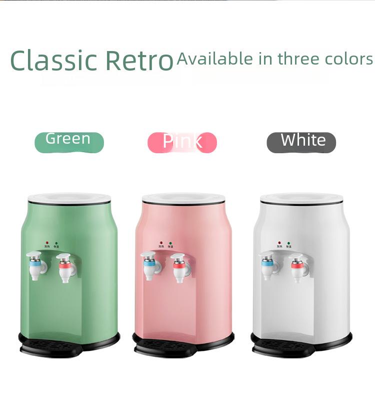 Compact Desktop Water Dispenser - Mini Fridge & Heater for Home, Dorm, or Office