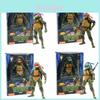1990 Filme TMNT Tartarugas Ninja Mutantes Adolescentes Figuras de Ação Modelo Brinquedo