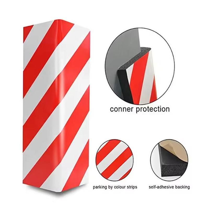 EVA Foam Car Anti-Collision Guard Self-Adhesive Reflective Corner Protector for Garage Wall Door Edge Parking Protection
