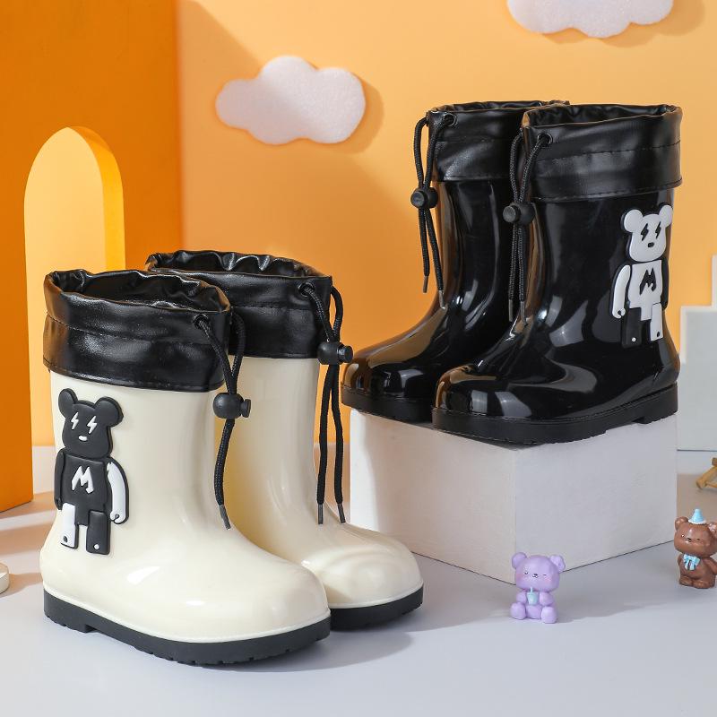 Eco-friendly Non-slip Lightweight Rain Boots for Kids - Boys & Girls Sizes S/M/L
