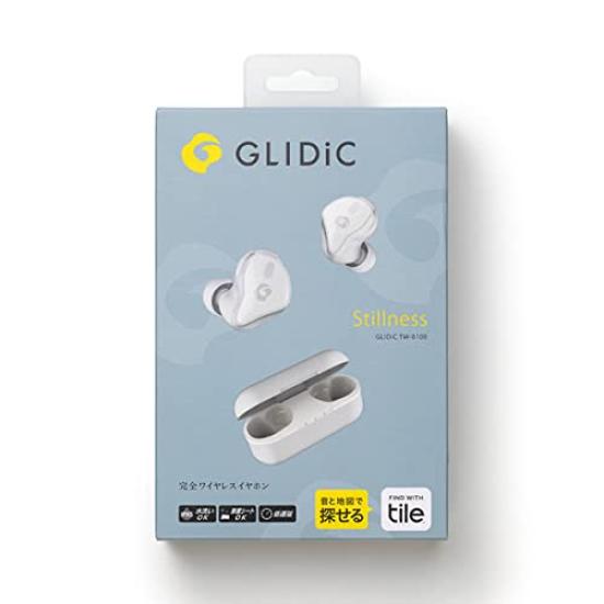 GLIDiC TW-6100 Wireless Earbuds, Bluetooth 5.2, Tile Function, In-Ear Headphones, Superior Fit, IPX5 Waterproof, Active Noise Cancelling, Fast