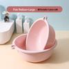 Durable Large Plastic Basin for Laundry, Washing Feet, Face, Vegetables - Ideal for Dorms & Homes