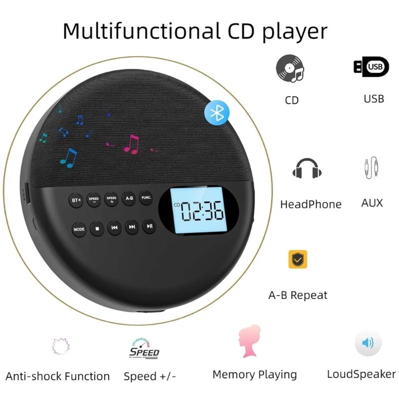 Compact Speaker with Music Playback Mini Music Player Speaker English Learning for Prenatal Education & English Study