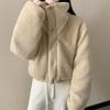 Women's Winter Tops Jacket Cotton Coat Versatile Skinny Long Sleeve Lapel Short Warm Thickened Vintage New Comfortable Versatile