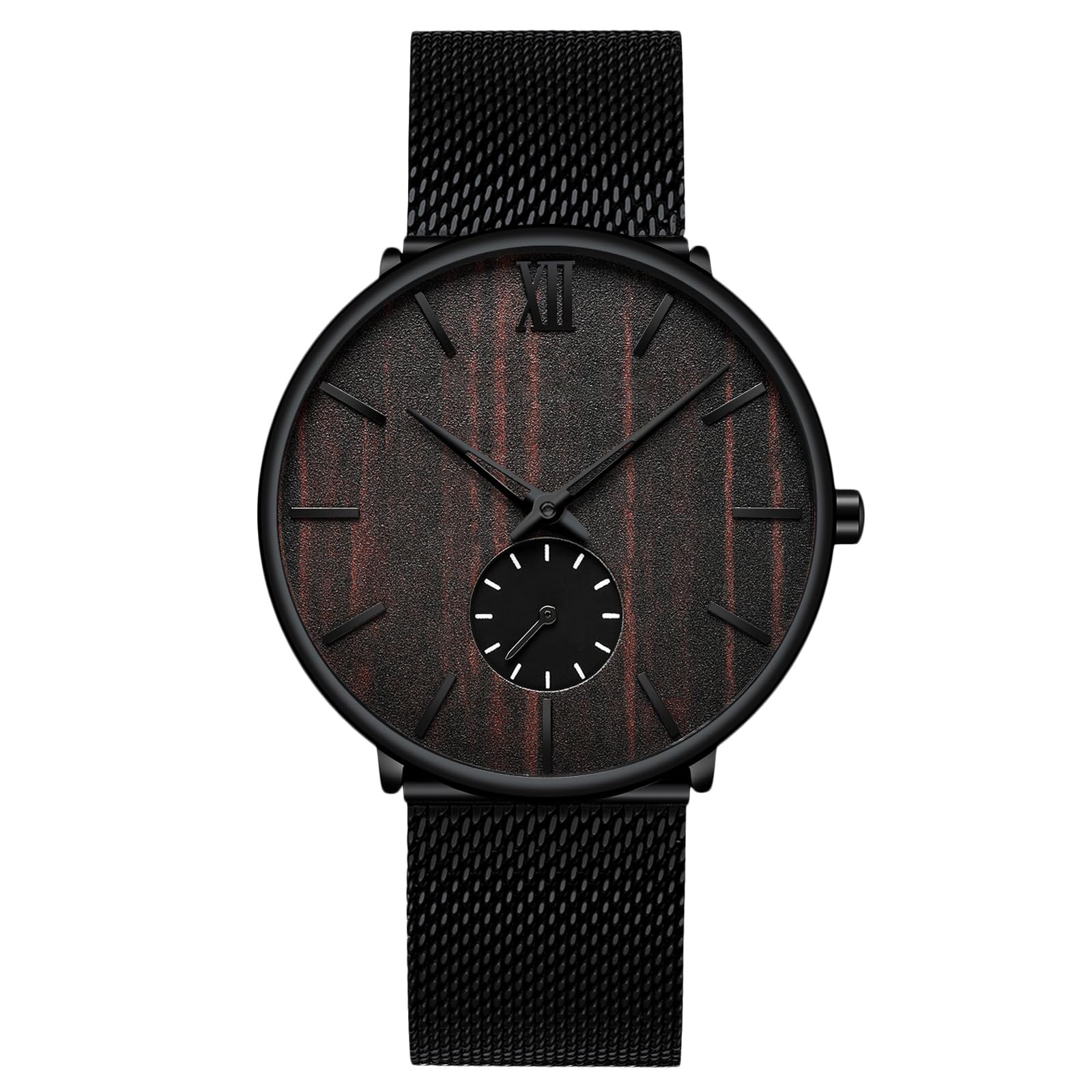 RORIOS watch, men s wristwatch, wood grain dial, simple, popular watch, 30M water resistant, quartz, multi-function, wood watch, travel, casual, busin