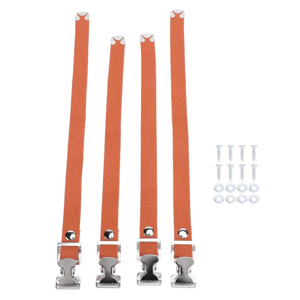 4Pcs Drywall Stilts Straps Flexible Nylon Aluminum Alloy Buckle Adjustable Drywall Foot Band Straps