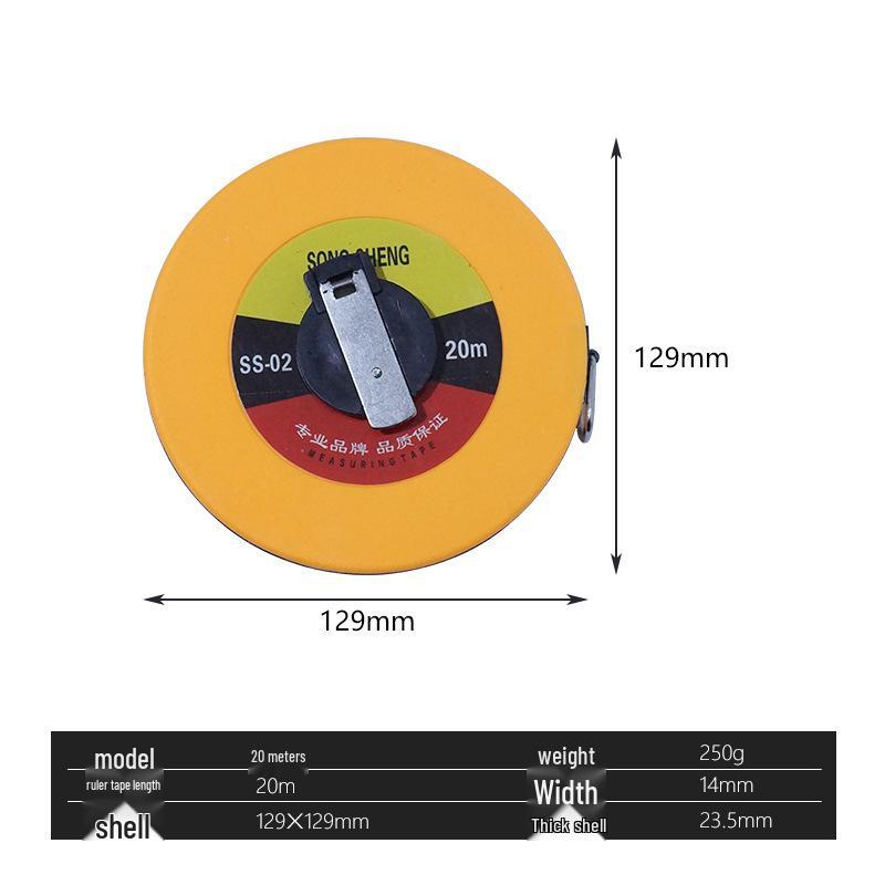 Fiberglass Leather Tape Measure: 1.5m, 10m, 20m, 30m, 50m Soft Ruler Tool