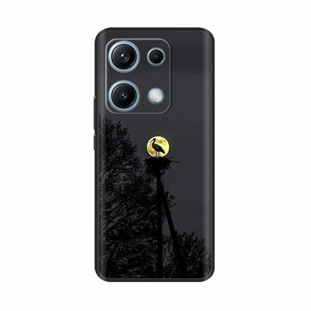 Xiaomi Redmi Note 14s Kılıfı Note14s Çiçekli Telefon Kılıfı Yumuşak İnce TPU Silikon Hafif Kapak Xiaomi Redmi Note 14s İçin