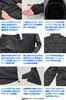 Daytona DR-001 Men's Motorcycle Rainwear Set, Water Resistant to 20,000mm, Stretch, Waterproof with Zipper, High-Performance, Black, Size L