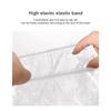 100Pcs Disposable Children Shower Cap For Hair Elastic Mesh Shape Plate Plastic Wrap Cover Food Grade Food Cover