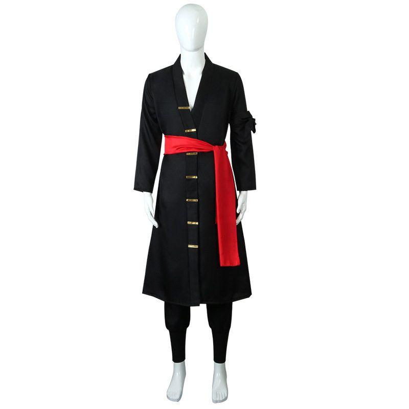Wano Country Zoro Tenro Cosplay Costume Halloween Role-Playing One Piece Cosplay Outfit Set