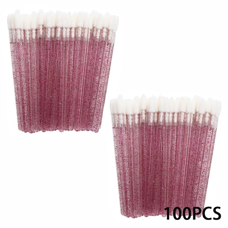Wholesale 100/300PCS Disposable Lip Makeup Brushes - Lipstick Applicator Wands,  Eyelash Extension Beauty Tools Accessories