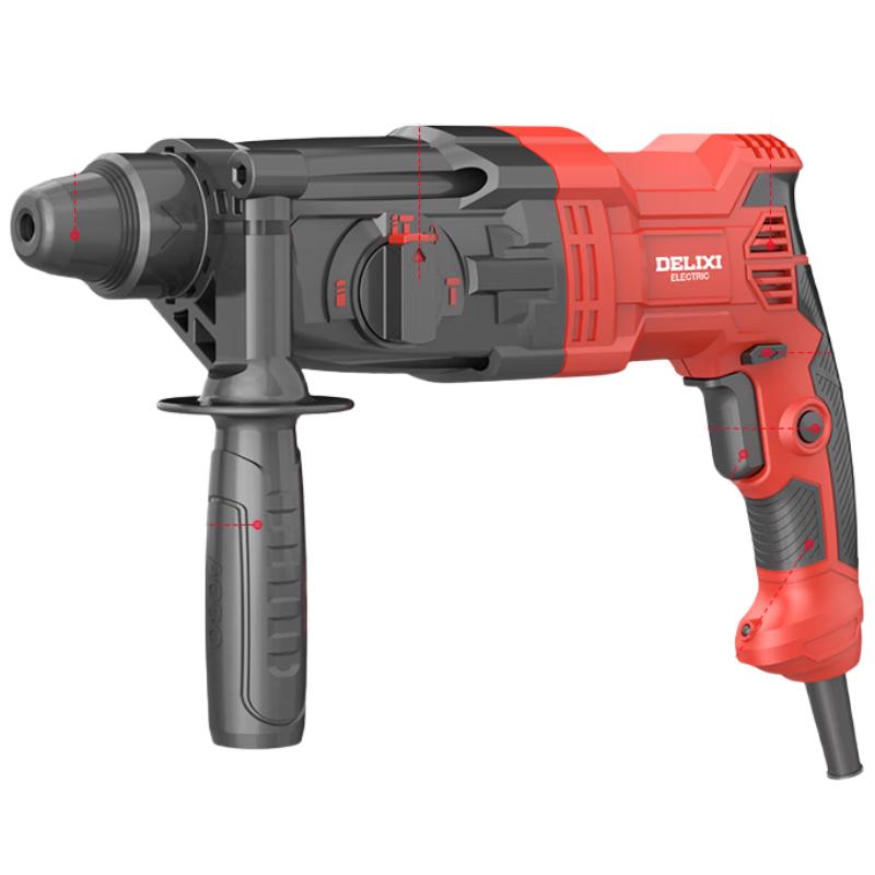 

DELIXI ELECTRIC Multi-function Rotary Hammer Drill CN plug (adapter included)