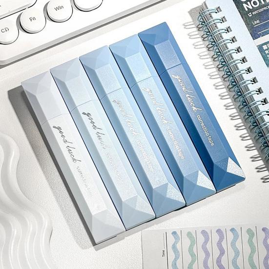 5 ks Oboustranné lepicí pásky, pera, korekční páska, dávkovač pásky na scrapbooking pro balení dárků, montáž fotografií, DIY řemesla a opravu chyb