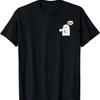 Lustiges Daumen runter Geist Schreiendes Boo Ablehnung T-Shirt