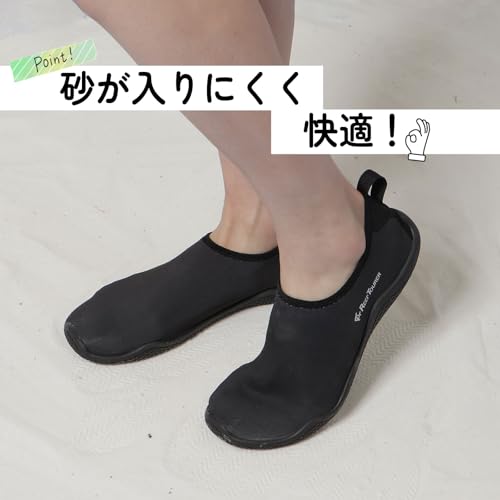 Reef Tourer Adult Marine Shoes, Lightweight and Compact, with Good Drainage, Convenient for Swimming and Shellfish Digging, Black, Size 26cm, RA8001
