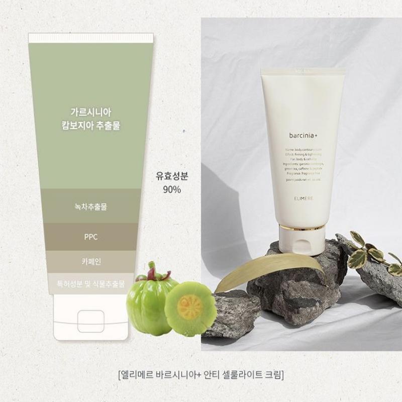 [ELIMERE] Barcinia Body Lotion Cellulite Cream 300ml and Cellu Fit Roller