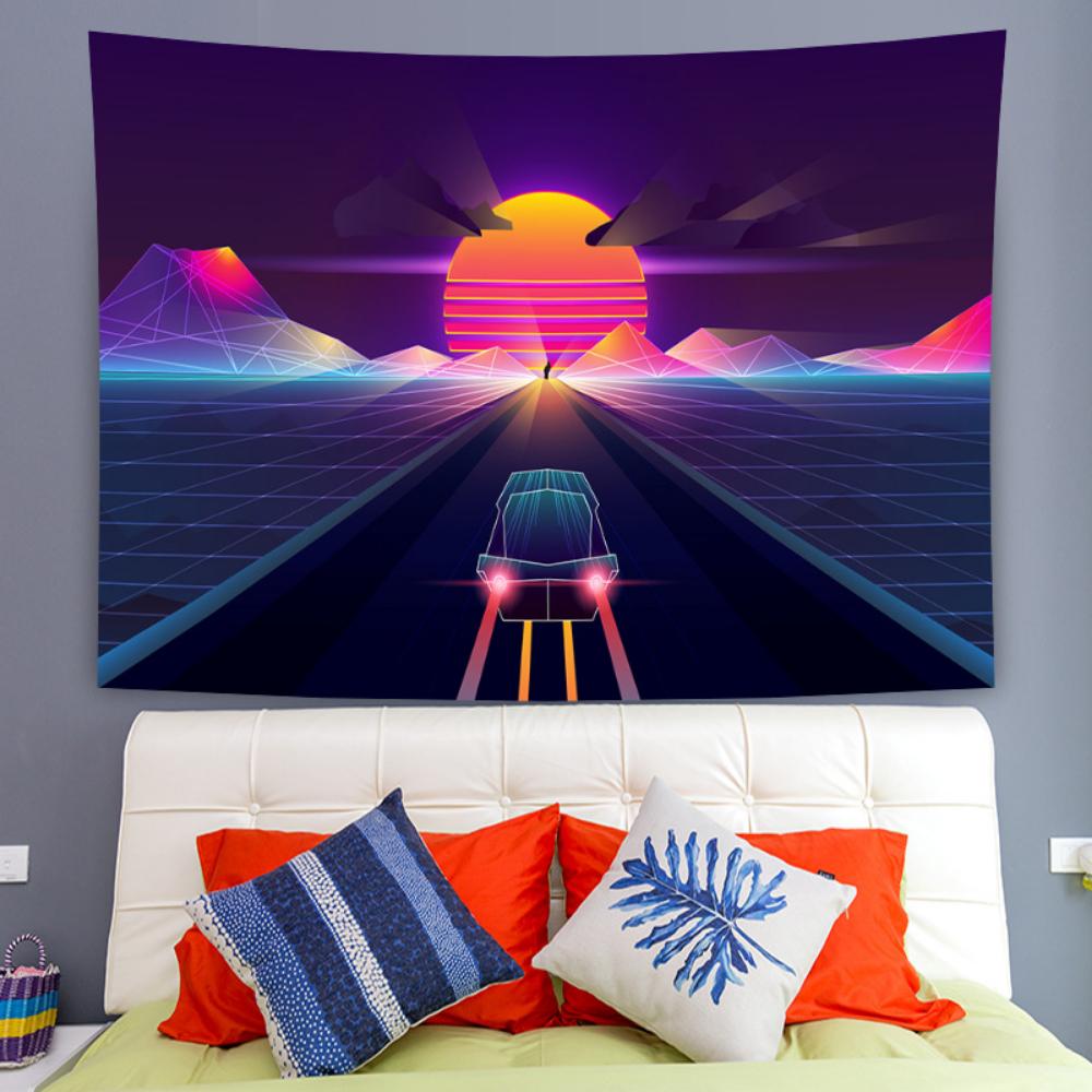 

Ткань для украшения гостиной, фоновая настенная ткань для спальни, гобелен для комнаты, домашний гобелен, настенная подвеска 95x75cm