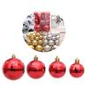 Elegant Christmas Sphere Ornament Christmas Hanging Pendant Assorted Checkered Sphere Baubles for Home Festivities