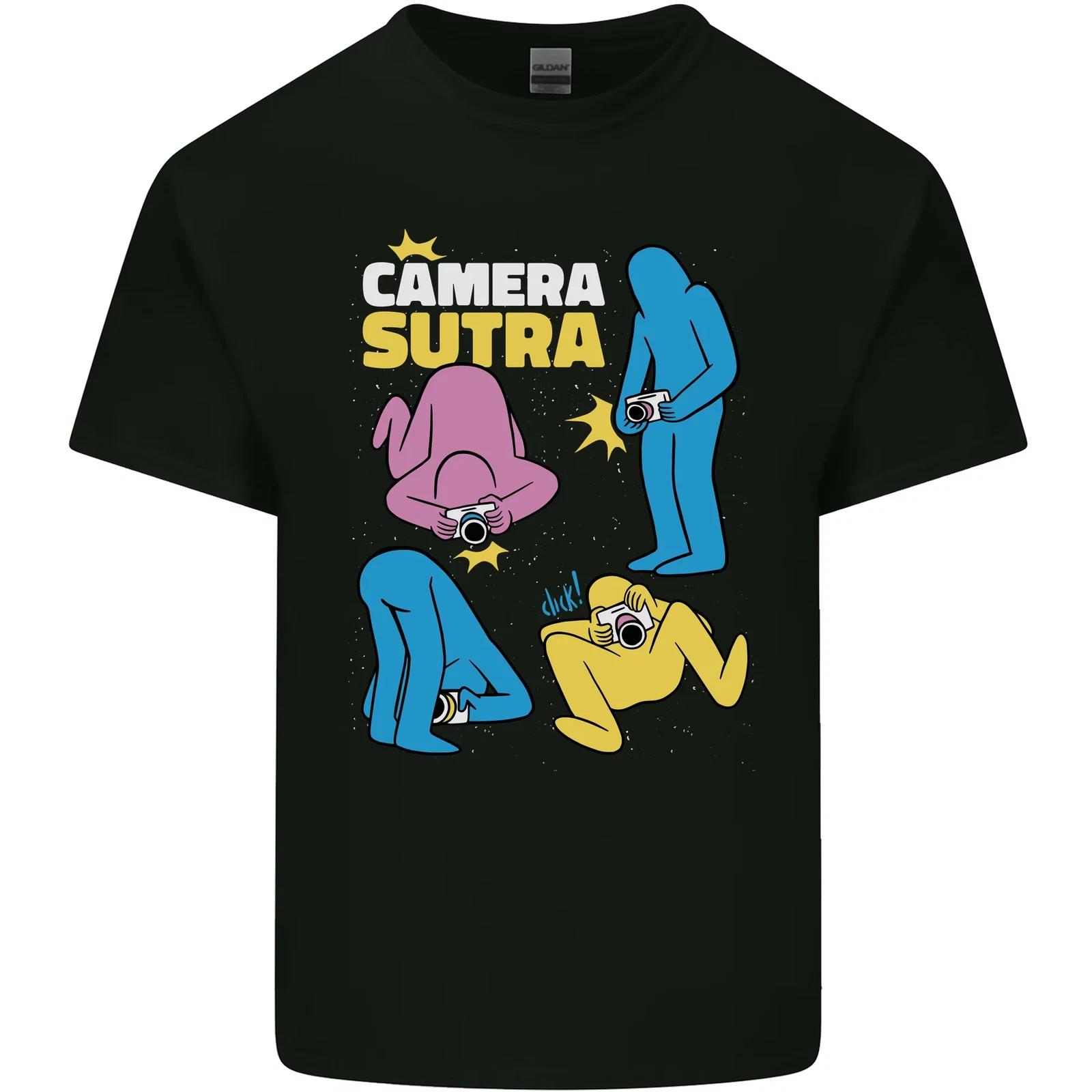 The Camera Sutra Funny Photography Photographer Kids T-Shirt Childrens S