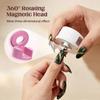 Automatisch drehender Katzenauge-Nagelmagnet Breites Licht Glasperleneffekt Starkes Magnetwerkzeug für Gel-Nagellack Maniküre DIY-Kunstzubehör
