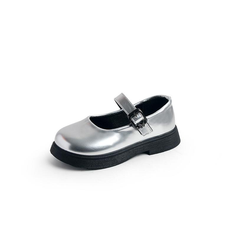 Spring and Autumn New Fashion Girls Versatile Comfortable Soft-soled Leather Shoes