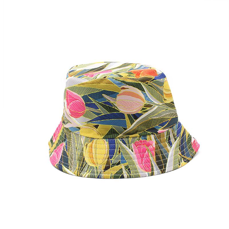 Spring And Autumn Bucket Hat Women'S Sunscreen Hat Cow Print Double-Sided Bucket Hat Women'S Casual Hat Pot Hat Men
