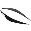 2Pcs Headlight Eyebrow Left Right Fade Proof Front Headlight Eyelid Trim Replacement for    0 2014 to 2023