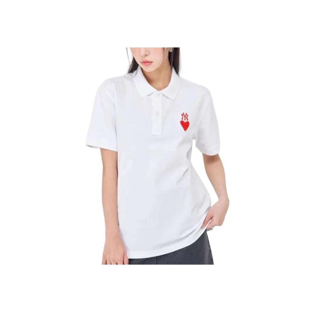 New MLB New York Yankees Polo Shirts Unisex White 3APQH0143-50IVS