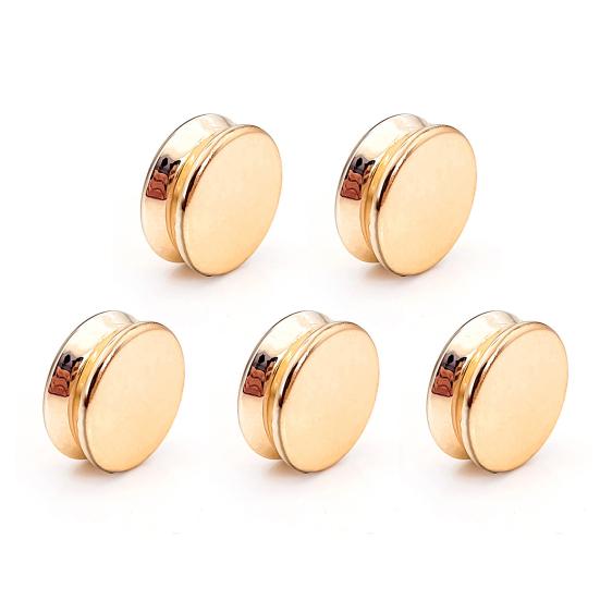 Multipurpose Fabric Fastener 5 Pcs Women Magnetic Shawl Button, No Snag Headband Scarf Clip, Multi-Use Pin for Fabrics Magnet Safety Pins, Metal