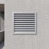 Low-Profile Aluminum Vent Cover | Wall Ventilation Grille, Louvered Vent, for