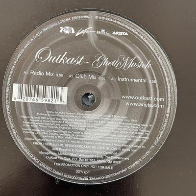12inch Record OUTKAST - GhettoMusick 82876659821 Zomba Label Gro 2004 Europe Rap & Hip-Hop/R&B Used