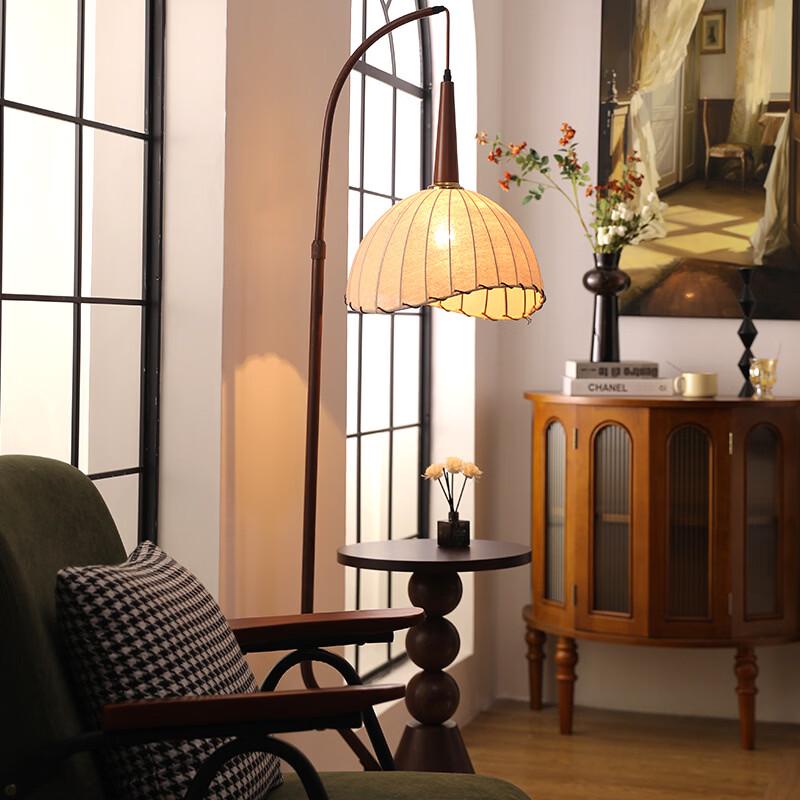 OEING Vintage Style Floor Lamp with Remote Control