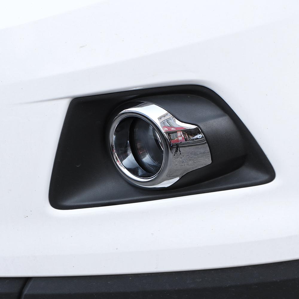 ABS Chrome Car Head Fog Lamp Cover Lights Trim Sticker for Ford Ecosport 2013 2014 2015 2016 2017 Car Accessories