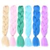 Dam Jumbo Crochet Braiding Ombre Color Synthetic Kanekalon Hårförlängningar