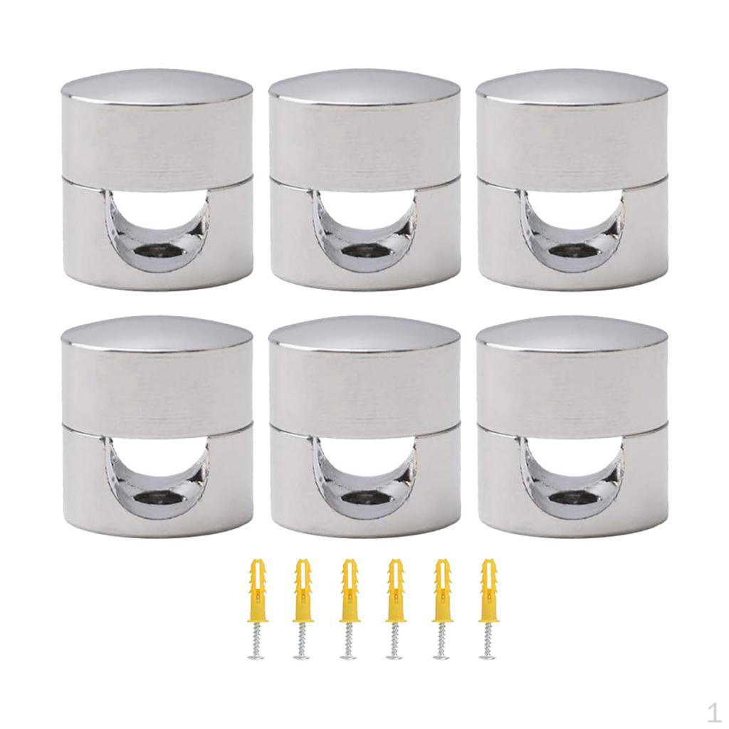 

6 штук Современные потолочные крючки Подвесной светильник Держатель для кабеля Крючок для дома Прочный офис Простота в использовании