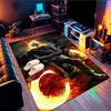 Ghost-Rider On Fire Area Rug Suitable for Indoor And Outdoor,Carpets for Kitchens, Homes, Offices, Living Rooms,Home Decor,Christmas Gift