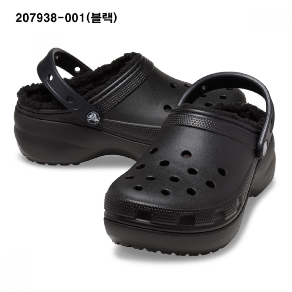Crocs Unisex Classic Platform Lined Clogs Women 4 Types 207938 100 Other Crocs Sandals Slippers Winter