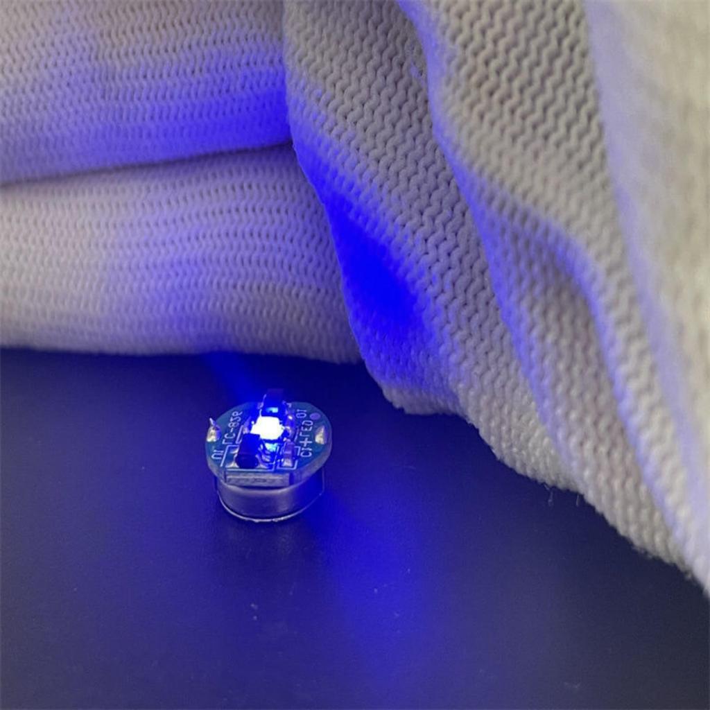 CHASO Small LED 4 Magnetic for Plastic Gundam Model Miniature Button Cell Battery Blue Lights, Pieces, Switch, Wireless, Models, Figures, Kits,