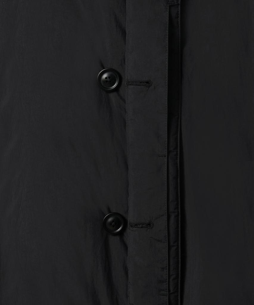 Musinsa Standard Padded Balmacaan Trench Coat [Black]
