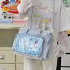 Kawaii Bowknot Itabag Tote - Sweet JK Girl Anime Transparent Badge Carrier