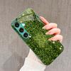 Flowers and plants Glass PhoneCase for Samsung Galaxy S26 S25 S24 S23 S22 FE Ultra Plus Built-in glass green Exquisite Nature